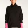 Montagut Accessoires-Mitaines unisexe en cachemire - Lena 91-Fuchsia