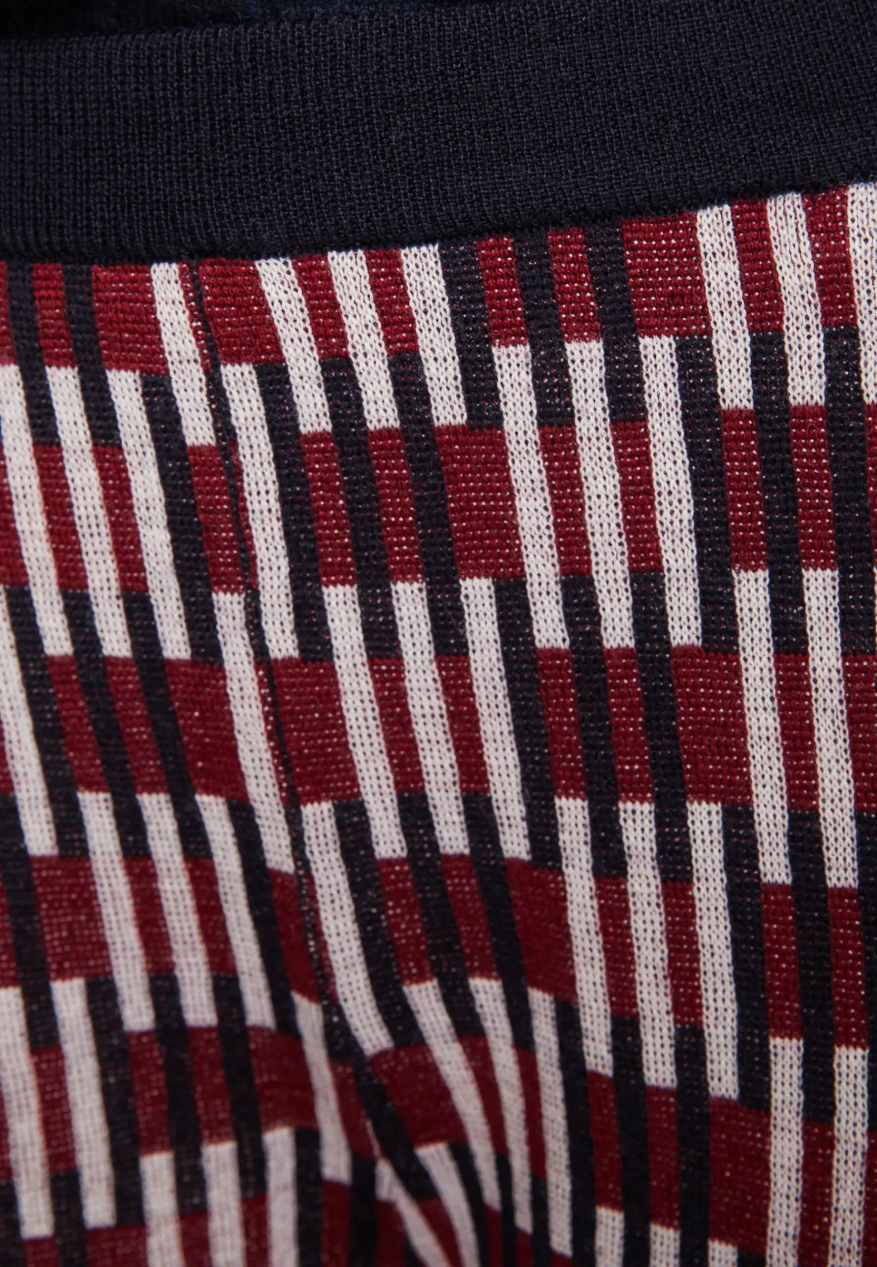 Montagut Pantalons Et Shorts-Pantalon à motifs en laine mérinos - Gill 05-Bleu marine