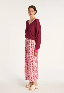 Montagut Pantalons Et Shorts-Pantalon à motifs mosaïque - Agadir 25-Rose moyen