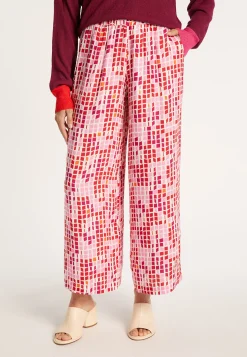 Montagut Pantalons Et Shorts-Pantalon à motifs mosaïque - Agadir 25-Rose moyen