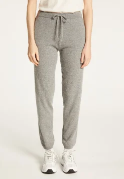 Montagut Les Incontournables-Pantalon à poches en cachemire - Adia 11-Gris clair