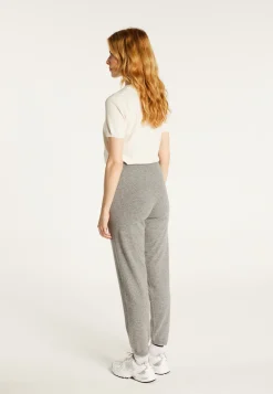 Montagut Les Incontournables-Pantalon à poches en cachemire - Adia 11-Gris clair