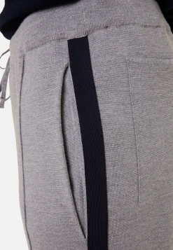 Montagut Pantalons Et Shorts-Pantalon à poches en laine mérinos et Fil Lumière - Franck 09-Gris moyen