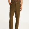 Montagut Pantalons Et Shorts-Pantalon à poches en lin - Dimitri 83-Kaki