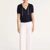 Montagut Pantalons Et Shorts-Pantalon avec fente sur le côté - Jaguar 02-Blanc