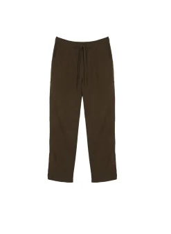 Montagut Pantalons Et Shorts-Pantalon Casual en lin - Rolland 83-Kaki
