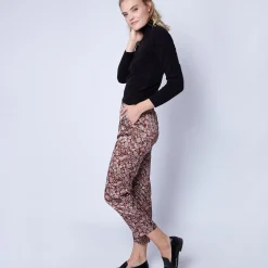 Montagut Pantalons Et Shorts-Pantalon droit en soie Maison x Maison Martin Morel - Ginga 15-Orange