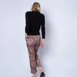 Montagut Pantalons Et Shorts-Pantalon droit en soie Maison x Maison Martin Morel - Ginga 15-Orange