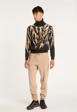 Montagut Pantalons Et Shorts-Pantalon en cachemire - Harvey 13-Beige moyen