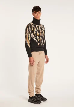 Montagut Pantalons Et Shorts-Pantalon en cachemire - Harvey 13-Beige moyen