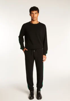 Montagut Pantalons Et Shorts-Pantalon en cachemire - Tullio 01-Noir
