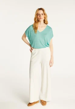 Montagut Pantalons Et Shorts-Pantalon en coton - Dakota 82-Ecru