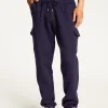 Montagut Pantalons Et Shorts-Pantalon en coton - Damien 05-Bleu marine