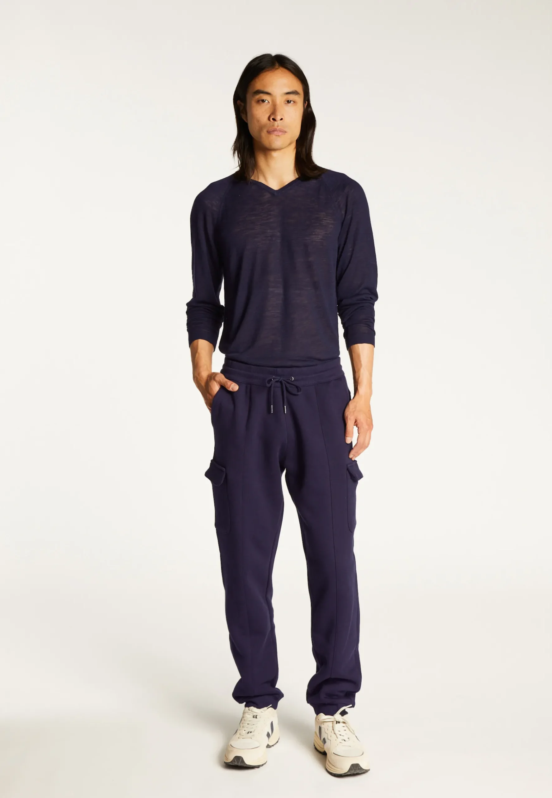 Montagut Pantalons Et Shorts-Pantalon en coton - Damien 05-Bleu marine