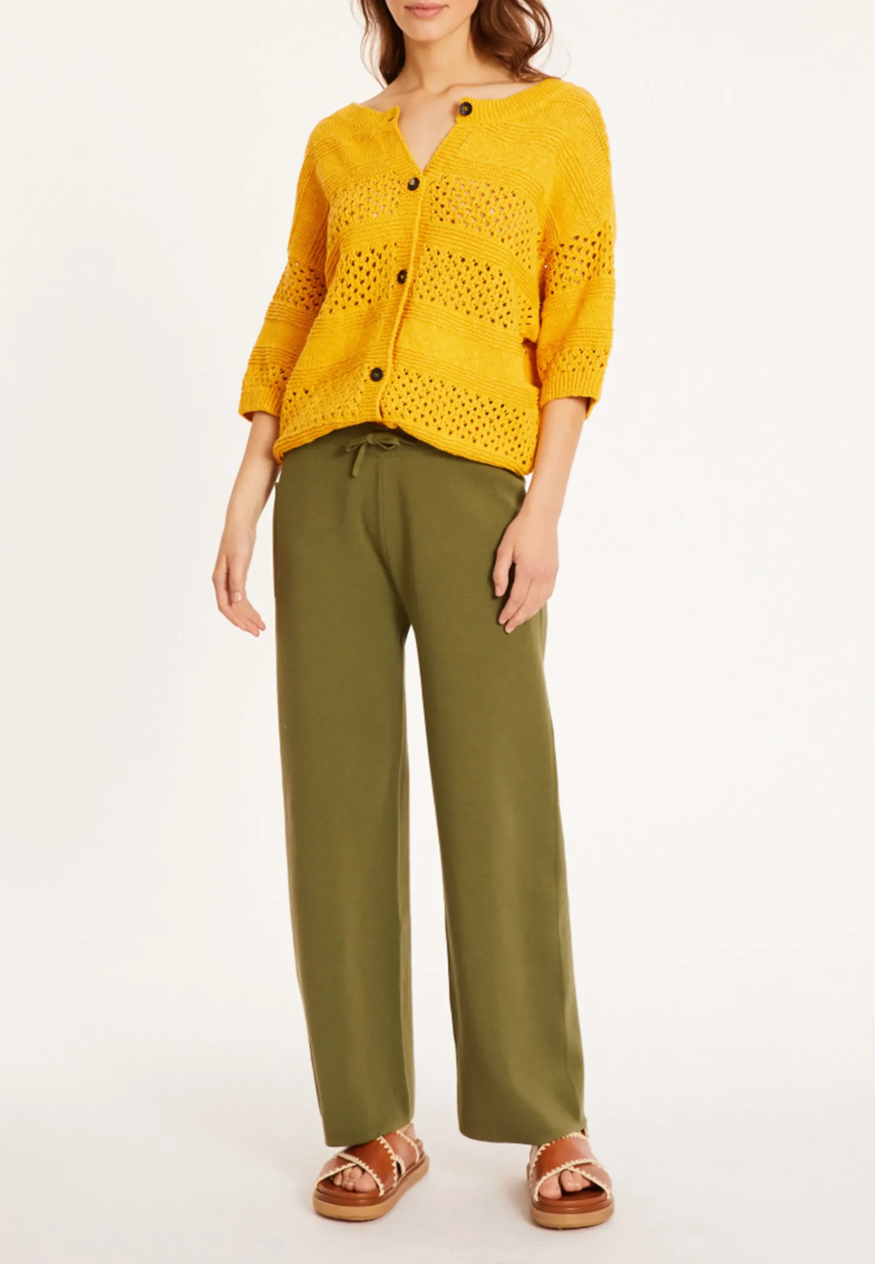 Montagut Pantalons Et Shorts-Pantalon en coton - Mederise 83-Kaki