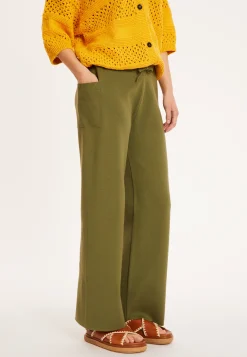 Montagut Pantalons Et Shorts-Pantalon en coton - Mederise 83-Kaki