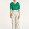 Montagut Pantalons Et Shorts-Pantalon en coton Maison x Maison Martin Morel - Malte 23-Vert clair
