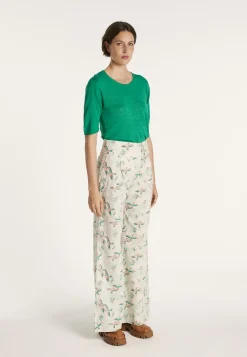 Montagut Pantalons Et Shorts-Pantalon en coton Maison x Maison Martin Morel - Malte 23-Vert clair