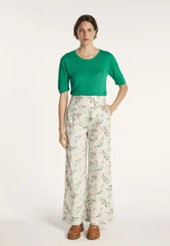 Montagut Pantalons Et Shorts-Pantalon en coton Maison x Maison Martin Morel - Malte 23-Vert clair