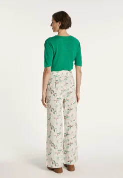 Montagut Pantalons Et Shorts-Pantalon en coton Maison x Maison Martin Morel - Malte 23-Vert clair