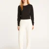 Montagut Pantalons Et Shorts-Pantalon en laine mélangée - Carmen 82-Ecru