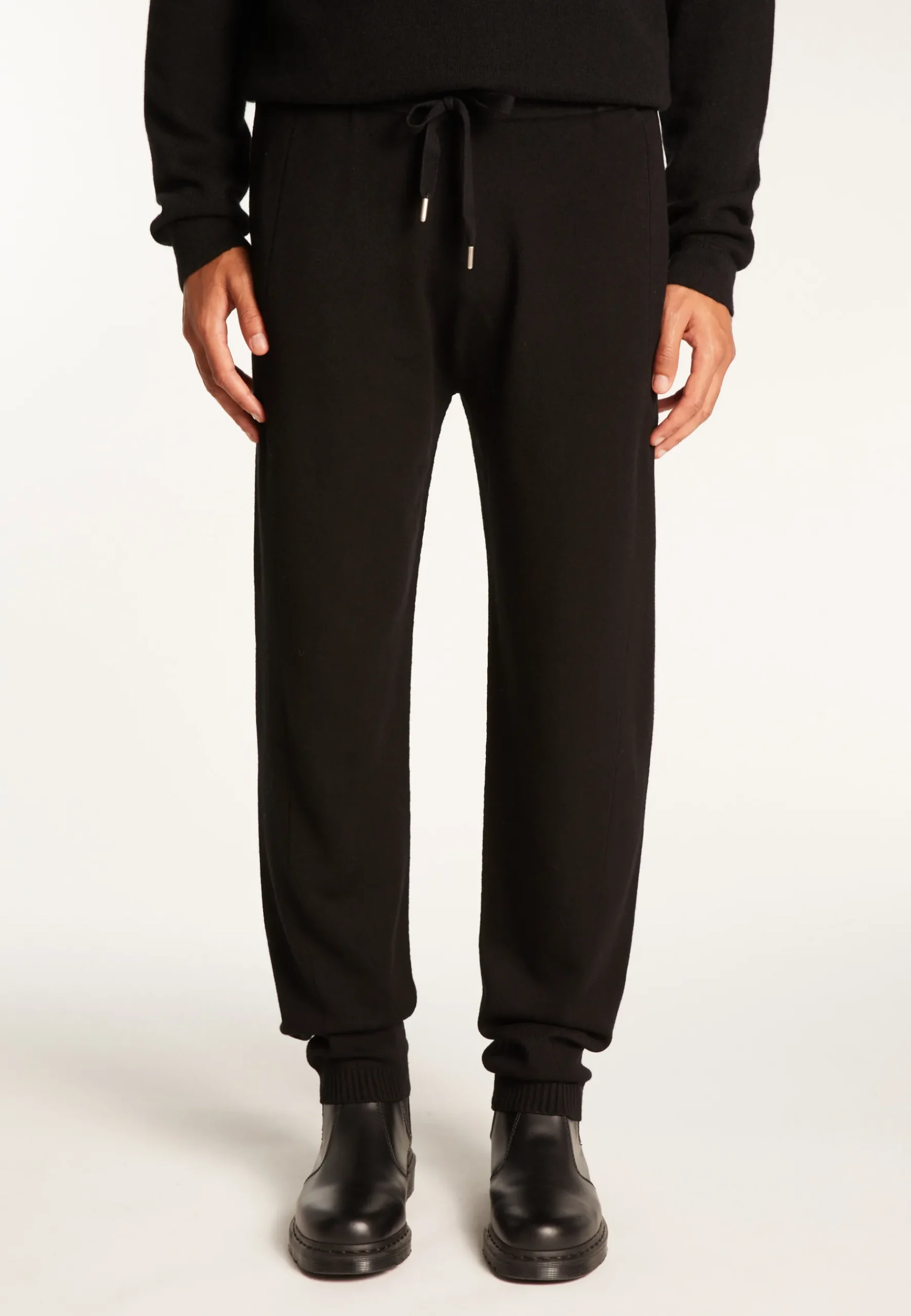 Montagut Pantalons Et Shorts-Pantalon en laine mélangée - Theodore 01-Noir