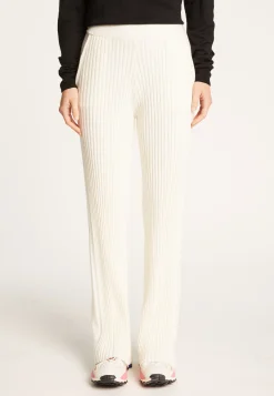 Montagut Pantalons Et Shorts-Pantalon en laine mélangée - Carmen 82-Ecru