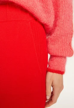 Montagut Pantalons Et Shorts-Pantalon en laine mélangée - Rebecca 52-Rouge