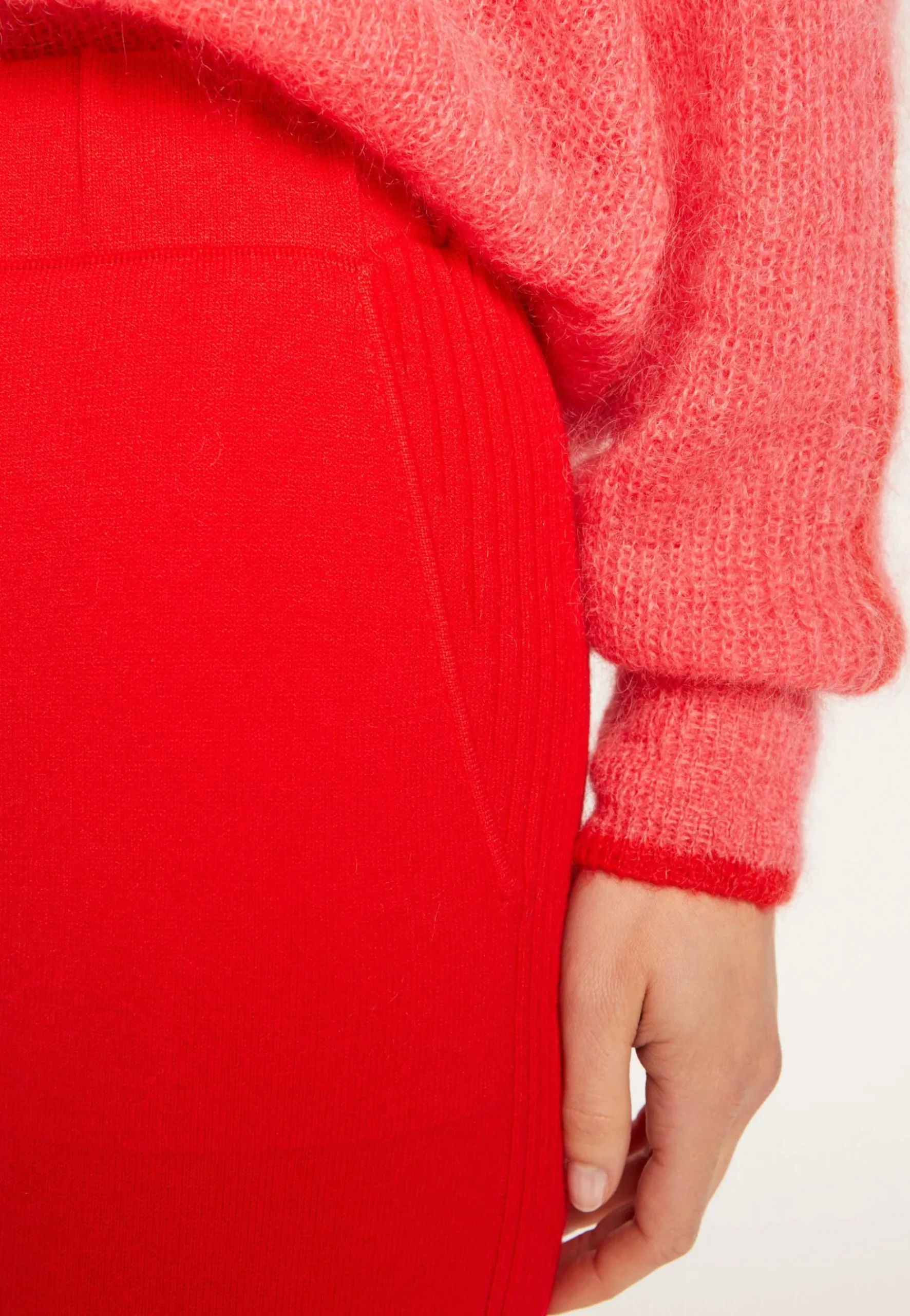 Montagut Pantalons Et Shorts-Pantalon en laine mélangée - Rebecca 52-Rouge