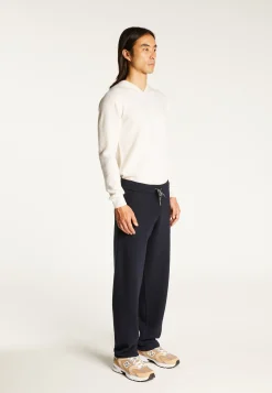 Montagut Pantalons Et Shorts-Pantalon en laine mélangée - Silas 05-Bleu marine