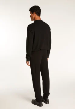 Montagut Pantalons Et Shorts-Pantalon en laine mélangée - Theodore 01-Noir