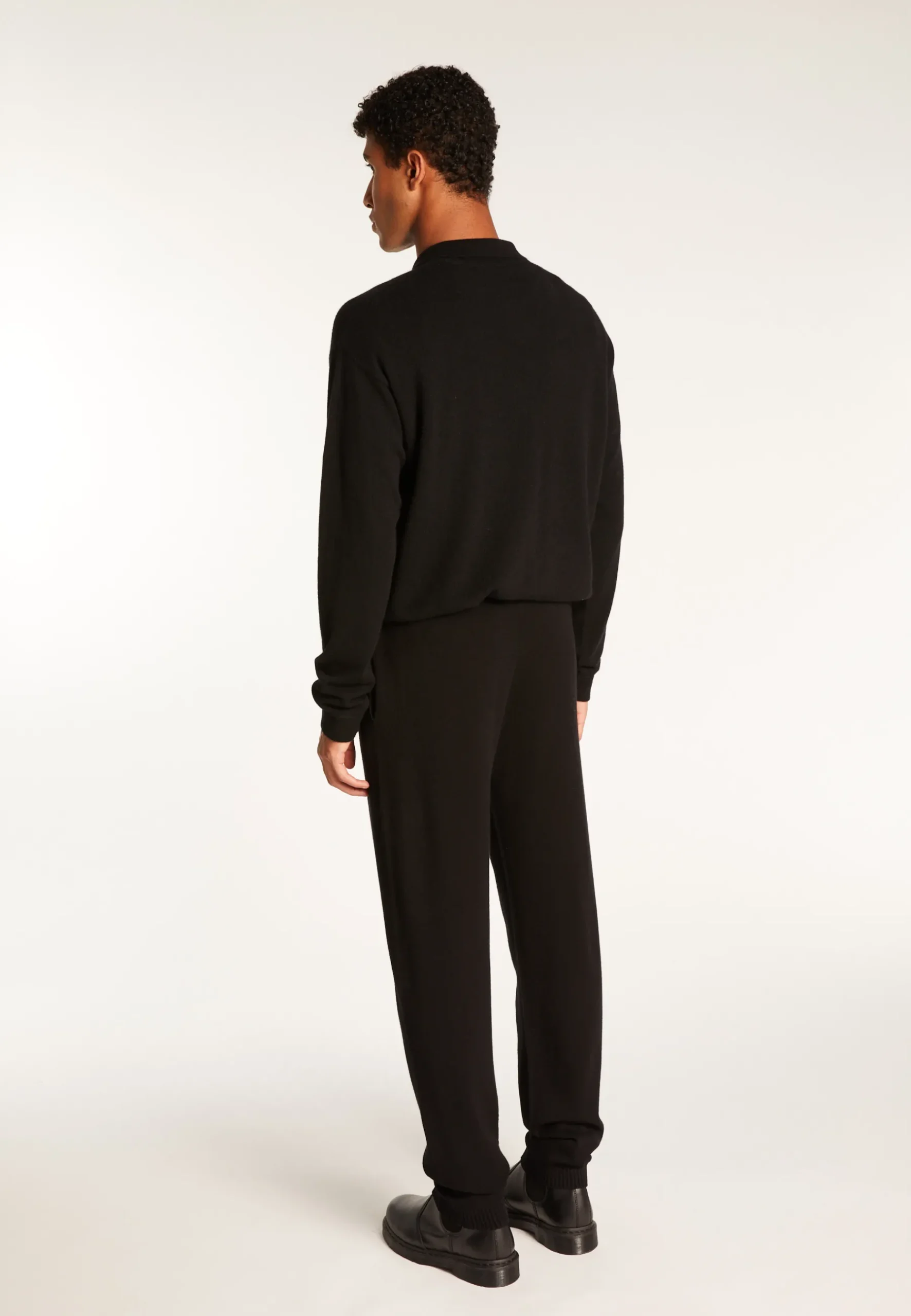 Montagut Pantalons Et Shorts-Pantalon en laine mélangée - Theodore 01-Noir