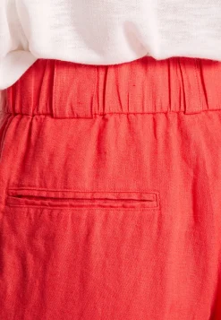 Montagut Pantalons Et Shorts-Pantalon en lin - Danielle 52-Rouge