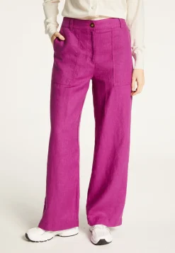 Montagut Pantalons Et Shorts-Pantalon en lin - Ella 16-Violet clair