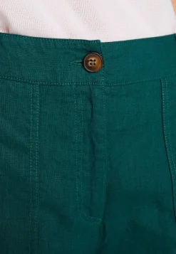 Montagut Pantalons Et Shorts-Pantalon en lin - Ella 93-Emeraude
