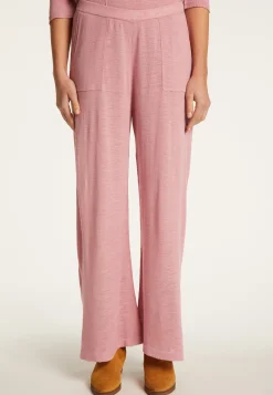 Montagut Pantalons Et Shorts-Pantalon en lin flammé - Debora 24-Rose clair