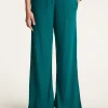 Montagut Pantalons Et Shorts-Pantalon en lin flammé - Debora 93-Emeraude