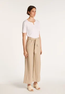 Montagut Pantalons Et Shorts-Pantalon large en coton - Joseph 13-Beige moyen