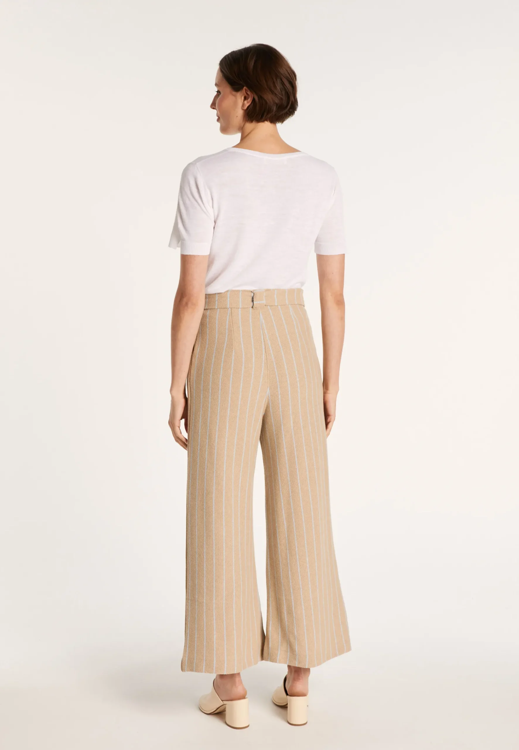 Montagut Pantalons Et Shorts-Pantalon large en coton - Joseph 13-Beige moyen