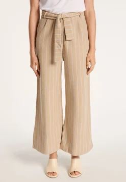 Montagut Pantalons Et Shorts-Pantalon large en coton - Joseph 13-Beige moyen