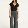 Montagut Pantalons Et Shorts-Pantalon large irisé - Dixie 06-Bleu moyen