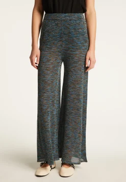 Montagut Pantalons Et Shorts-Pantalon large irisé - Dixie 06-Bleu moyen