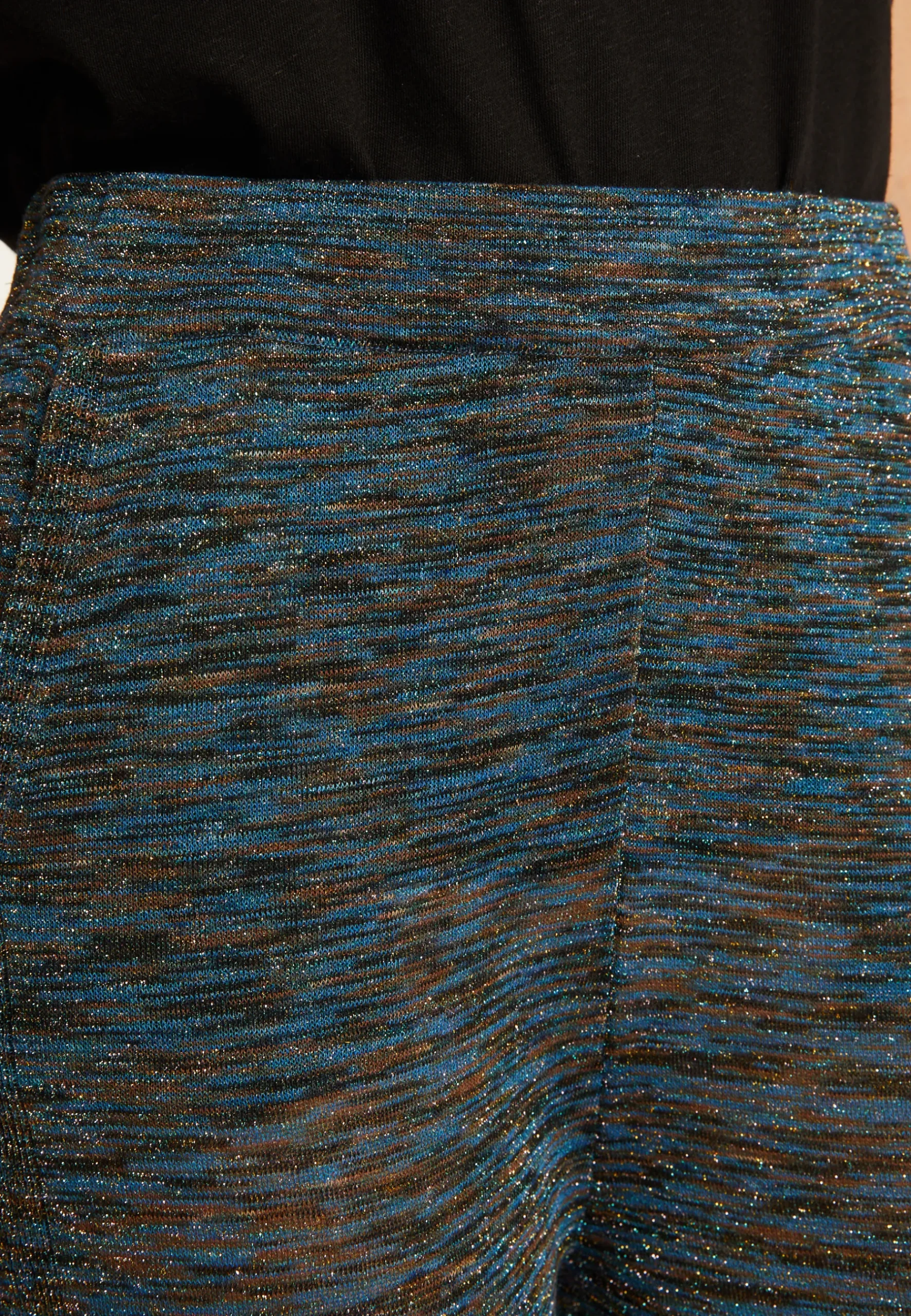 Montagut Pantalons Et Shorts-Pantalon large irisé - Dixie 06-Bleu moyen
