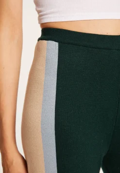 Montagut Pantalons Et Shorts-Pantalon sporty en coton cachemire - Palmyre 21-Vert foncé
