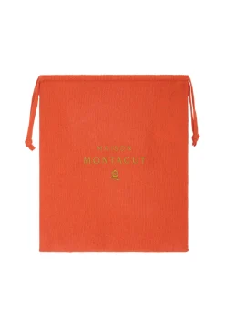 Montagut Accessoires-Pochon voyage en cachemire - Lisbonne 15-Orange