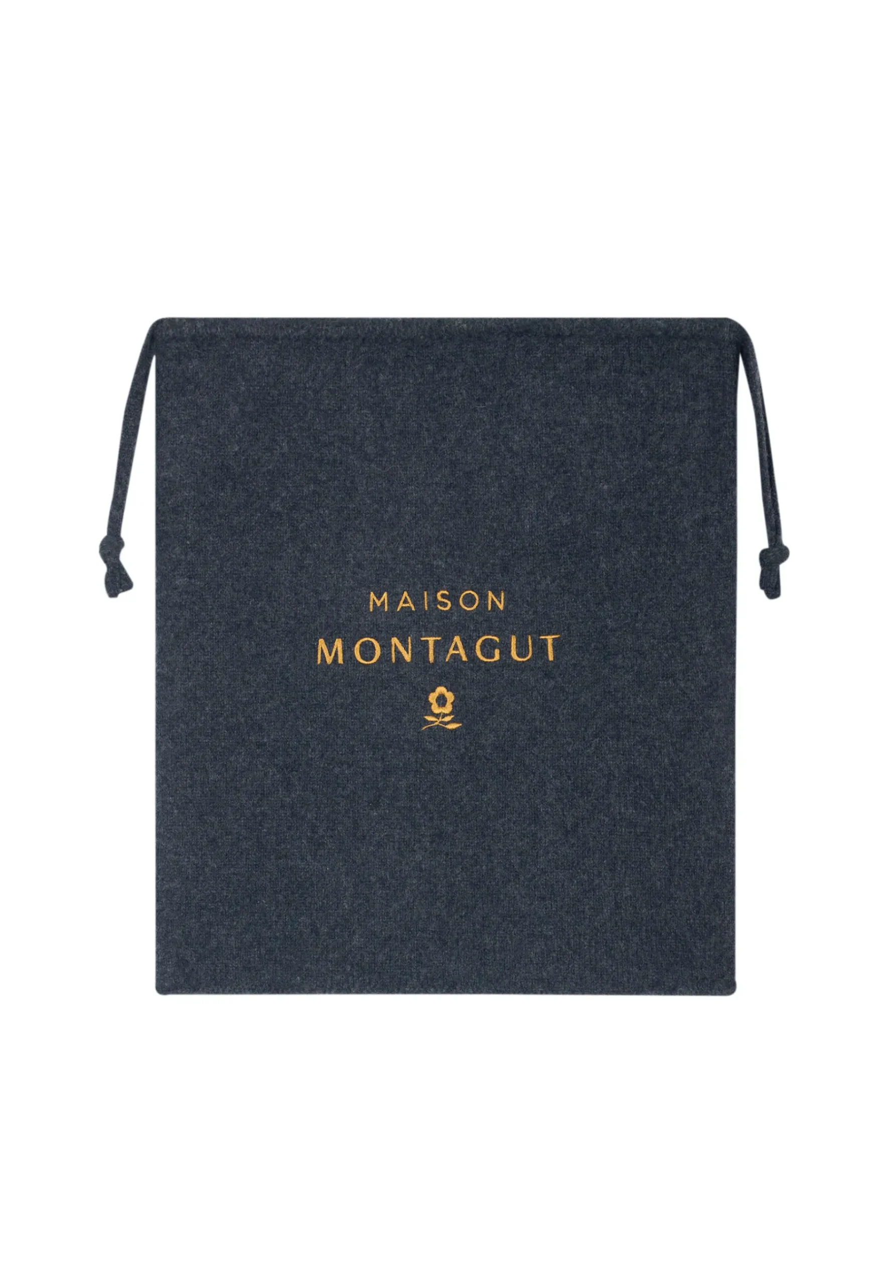 Montagut Accessoires-Pochon voyage en cachemire - Lisbonne 10-Gris foncé