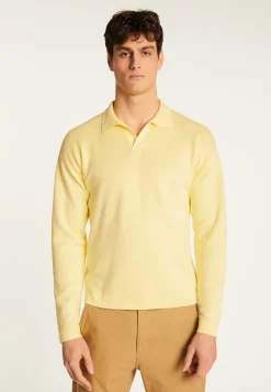 Montagut Polos Et T-Shirts-Polo à manches longues en coton - Maxime 08-Jaune