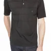 Montagut Le Fil Lumière®-Polo à rayures en Fil Lumière - Louenne 01-Noir