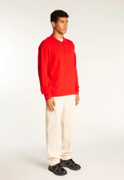 Montagut Pulls-Polo col zippé en cachemire - Taylor 52-Rouge