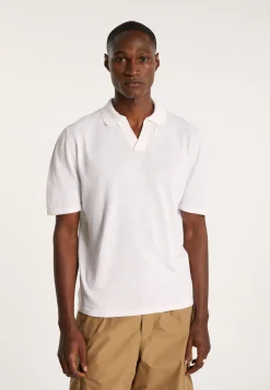 Montagut Polos Et T-Shirts-Polo coton lin - Iouri 82-Ecru